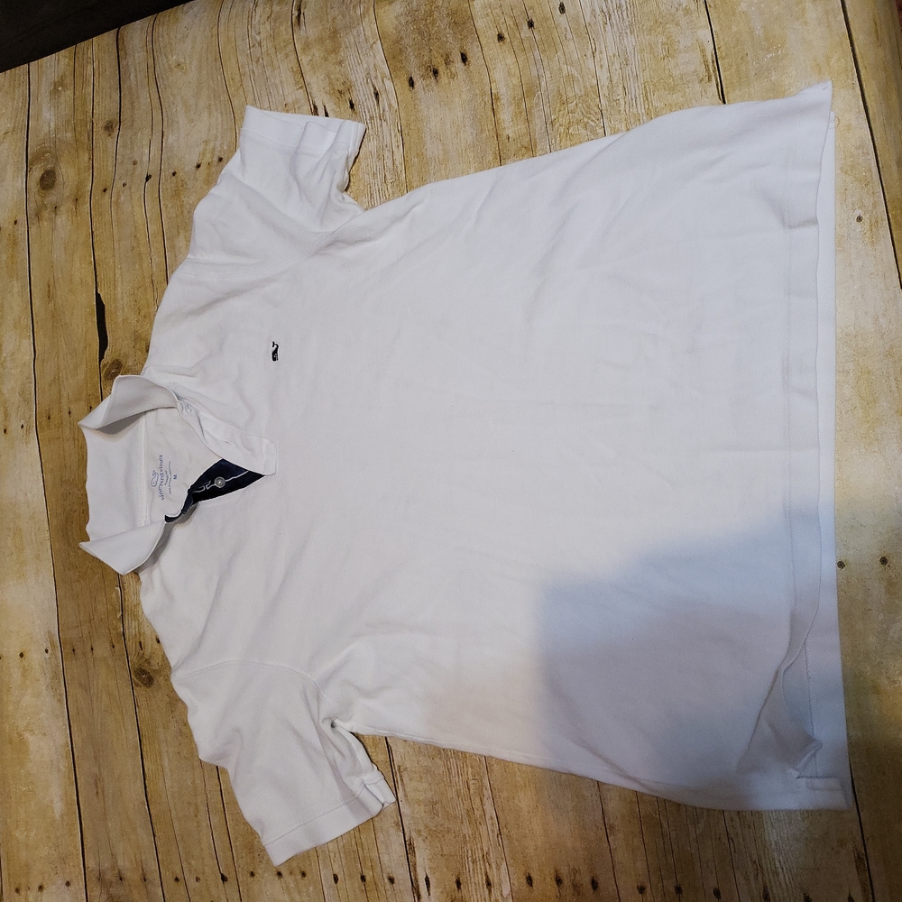 Vineyard vines  polo white med.